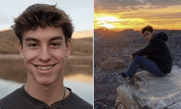 Jonathan Fielding Utah teen falls to his death taking photo at Canyon overlook.